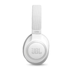 JBL Live 650BTNC Wireless Over-Ear Headphones - White