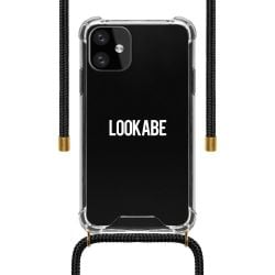 Lookabe Necklace Clear Case with Cord for iPhone 11 - Black