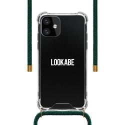 Lookabe Necklace Clear Case with Cord for iPhone 11 - Green