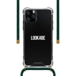Lookabe Necklace Clear Case with Cord for iPhone 11 Pro - Green