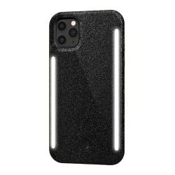 Lumee Duo Phone Case for iPhone 11 Pro Max - Black Glitter