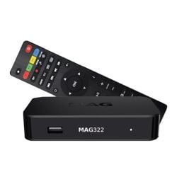 infomir mag322 w1 iptv set-top box with built in wifi