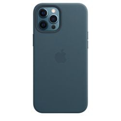 Apple iPhone 12 Pro Max Leather Case with MagSafe - Baltic Blue