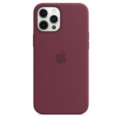 Apple iPhone 12 Pro Max Silicone Case with MagSafe - Plum
