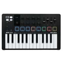 Arturia MiniLab MKIII Hybrid Keyboard Controller - Black 