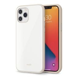 Moshi iPhone 12 Pro Max iGlaze Case - Pearl White