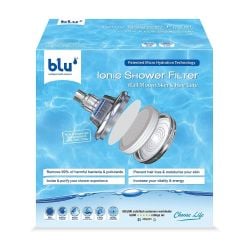 blu ionic shower filter wall mounted