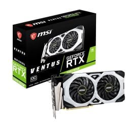 كرت الشاشة MSI Geforce RTX 2060 Super Ventus OCV1 إصدار كسر السرعة 8 جيجابايت من ام اس اي