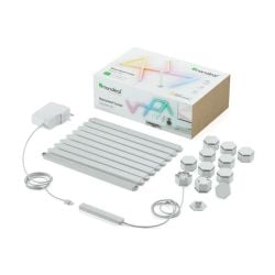 Nanoleaf Lines Starter Kit White 9 Pack UK Plug