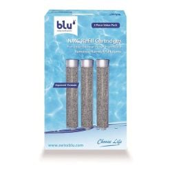 Blu NMC Refill Cartridges For Ionic Shower Filter Handheld 3 Piece Pack