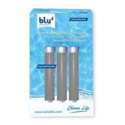 Blu NMC Refill Cartridges For Ionic Shower Filter Handheld 3 Piece Pack