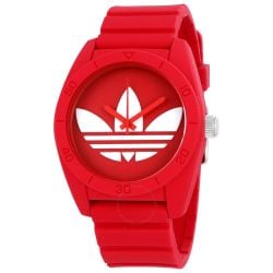 Adidas Santiago For Unisex Red Dial Watch ADH6168 