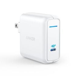 شاحن Anker PowerPort Atom III USB-C بقوة 60 وات من أنكير- أبيض