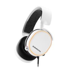 SteelSeries Arctis 5 7.1 Surround Sound RGB Illuminated Gaming Headset White