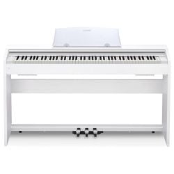 بيانو رقمي كاسيو Casio PX-770WE Privia مع 88 مفتاح - أبيض
