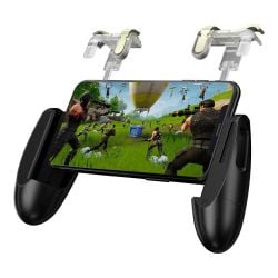 GameSir F2 Mobile Phone Joystick Game Controller Grip Case with Sensitive Shooting and Aiming Trigger Clips