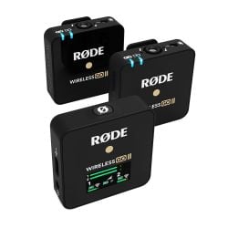 نظام ميكروفون لاسلكي Rode Wireless Go II ثنائي القنوات من رود