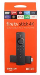 امازون فاير ستيك تي في 4K Amazon Fire TV Stick، مشغل وسائط البث - أسود