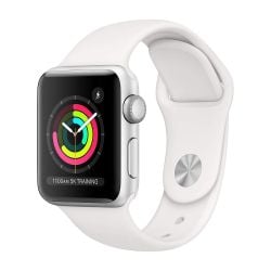 Apple Watch Series 3 (GPS, 38mm) MTEY2 Silver Aluminum Case with White Sport Band
