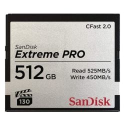 SanDisk Extreme PRO CFast 2.0 SDCFSP-512G-G46D Memory Card 512GB