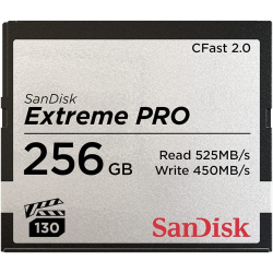 SanDisk Extreme PRO CFast 2.0 Memory Card, 256 GB