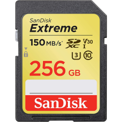 SanDisk Extreme SDSDXV5-256G-GNCIN 256 GB SDXC Memory Card