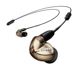 سماعات Shure اللاسلكية العازلة للصوت المزودة بتقنية Bluetooth 5.0  من شور - برونزية