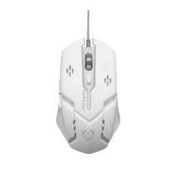 Vertux Sensi Ergonomic Optical USB Wired Gaming Mouse upto 3200 DPI - White 