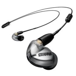 سماعات داخل الأذن Shure SE425-V + UNI-EFS العازلة للصوت من شور - فضي