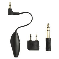 محول سماعة الرأس Shure EAADPT-KIT ومجموعة التحكم في مستوى الصوت من شور