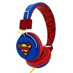 Superman On Ear Headphones Man Of Steel Superman Logo