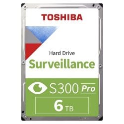 Toshiba S300 Pro 6 TB Surveillance HDD Internal Hard Drive