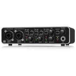 الواجهة الصوتية Behringer U-PHORIA UMC204HD مع اتصال يو اس بي 2.0 من بيهرينغر