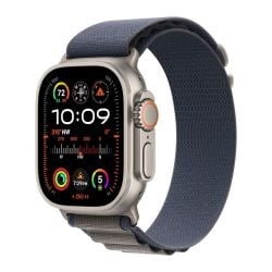 Apple Watch Ultra Smartwatch with Blue Alpine Loop Small