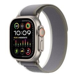 Apple Watch Ultra 2 Smartwatch & Green/Grey Trail Loop s/m