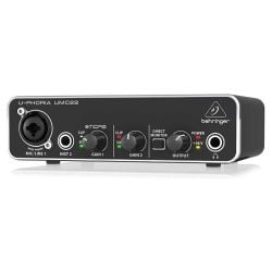 واجهة يو اس بي الصوتية Behringer U-Phoria UMC22 2x2 من بيهرينغر