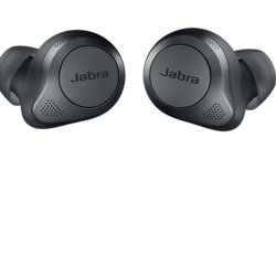 Jabra Elite 85t True Wireless Earbuds ,Wireless Charging Case - Grey