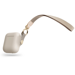 Moshi PEBBO AirPods Gen 1/2 Case- Savanna Beige