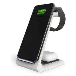 STM CHARGETREE Mulit Device Charging Station - 3-in-1 Qi Certified 