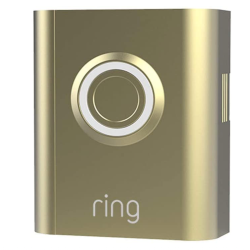 Ring Video Doorbell 3 Faceplate - Gold Metal