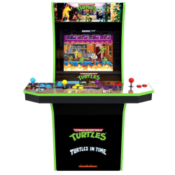 Arcade1Up Teenage Mutant Ninja Turtles Arcade Cabinet 2 games in 1, black, 7633