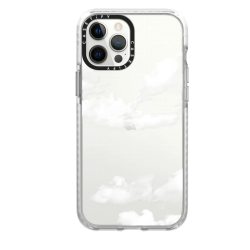CASETIFY iPhone 12 Pro Max - Clouds Impact Case - Clear