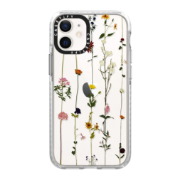 CASETIFY iPhone 12 Mini - Floral Impact Case - Clear