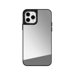 CASETIFY iPhone 12 Pro Max - Reflective Mirror Case - Silver