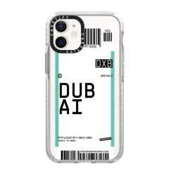 CASETIFY iPhone 12 Mini - Dubai Pangram Collection Impact Case - Clear