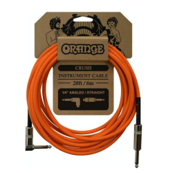 Orange Crush 6 Metre Instrument Cable Angled to Straight