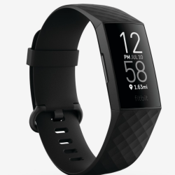 Fitbit Charge 4 Wristband Activity Tracker Black/Black