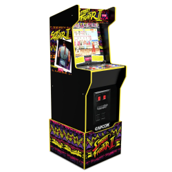 Arcade1Up Capcom Legacy with Lit Marquee and Riser bundle