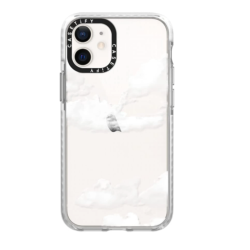 CASETIFY iPhone 12 Mini - Clouds Impact Case - Clear