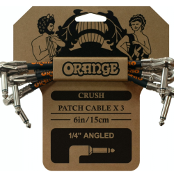Orange Crush 6 inch Patch Cable 3-pack